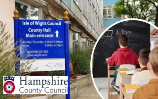 The Isle of Wight Council and Hampshire County Council's partnership on children's services could be coming to an end.