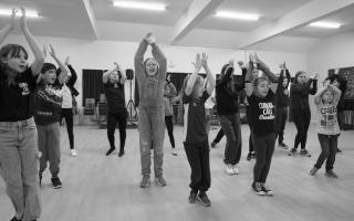 Mad About Musicals, in rehearsal
