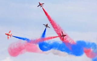 The Red Arrows will be best seen from Ryde on June 5.