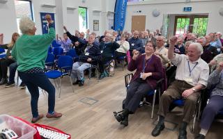 West Wight Dementia Friendly Choir in action