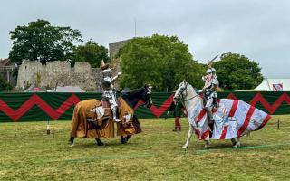 Jousting at Carisbrooke Castle