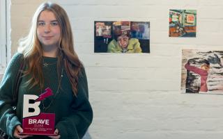 The winner, 19-year-old Elsie Calder, was recognised for her mixed media piece exploring gender ideologies