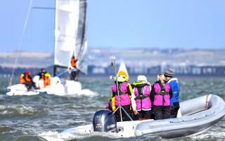 Griffin selection taking place on The Solent recently.