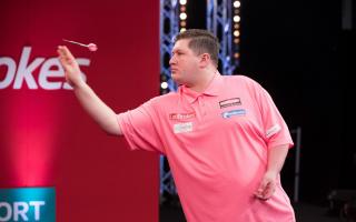 Island darts star Keegan Brown in action TODAY