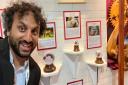 Comedian Nish Kumar visiting the National Poo Museum.