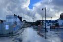 Entrance to the Isle of Wight via East Cowes car ferry.