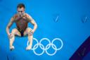 2016 Rio Olympics - Diving - Men's 3m Springboard Final - Maria Lenk Aquatics Centre - Rio de Janeiro, Brazil - 16/08/2016.  Jack Laugher (GBR) of Britain competes. REUTERS/Marcos Brindicci    FOR EDITORIAL USE ONLY. NOT FOR SALE FOR MARKETING OR
