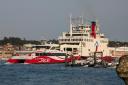 Red Funnel ferries in Cowes