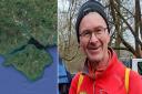 Goatober Walk marks 62nd round-Island trek for Royal Navy veteran David