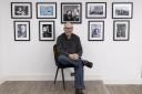 Photographer Alan Wylie photographed in The Glasgow Gallery of Photography for his exhibition Alan Wylie : What I Have Seen.