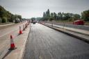 M27 resurfacing works