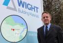 Steve Burton, of Wight Building Materials, who are planning a new sand and gravel quarry at Wootton.