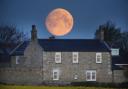 See the Strawberry Supermoon tomorrow - the last supermoon of the year. Picture: PA