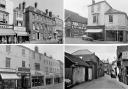 Some of the shops in Newport, capital of the Isle of Wight, in bygone days. Photos: David White.