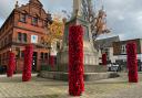 Newport War Memorial in St Thomas' Square