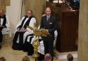 Prince Edward reading at Newport Minster