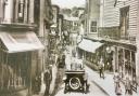 Cowes High Street in days gone by, from Shooters Hill