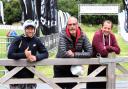 International Snowdon Fell Race runners from the Island, from left: Gary Marshall, Les Cupis and Trevor McAlister.