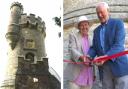 The grand opening of Appley Tower following restoration work.