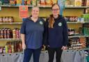 Pyle Street Pantry management Leanne Arnold and Zoe Lewis