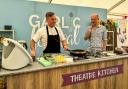 Cooking demonstrations with Michelin AA Rosette award winner Isle of Wight chef Sean Jeffers from the Red Lion,Freshwater in the Theatre Kitchen with presenter Tom Stroud.