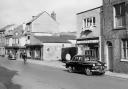 It’s a quiet summer’s afternoon in Nodehill in 1958. What a difference to today. There was two-way traffic and plenty of parking spaces.