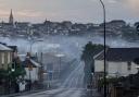 Smoke drifting through Ryde.