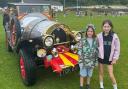 Matilda and Wilson with Chitty Chitty Bang Bang