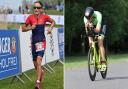 Liz Dunlop and Chris Till competed in the Bournemouth Standard Triathlon