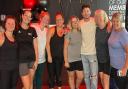 Actor Barry Keoghan with members of Snap Fitness Isle of Wight.