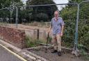 Harold Mitchell alerted his councillor after concern for Slow Worm conservation