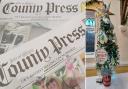 Last year's County Press tree