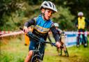 Finley Manser-Grundy took part in the under-8s race in round five of the Wessex League Cyclocross Series