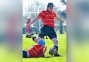 George Huish was on target with his boot for IWRFC