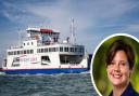 Wightlink boss Katy Taylor is visiting