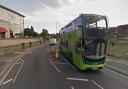 Southern Vectis bus in Newport