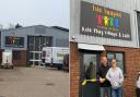 From left: Wayne and Emma Early and their new premises