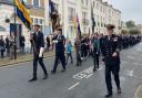 Remembrance Sunday parade in Ryde