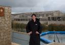 CP reporter Alex Cooper at Slomo's floating sauna