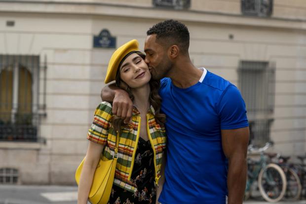 Isle of Wight County Press: (Left to right) Lily Collins as Emily and Lucien Laviscount as Alfie. Credit: Netflix