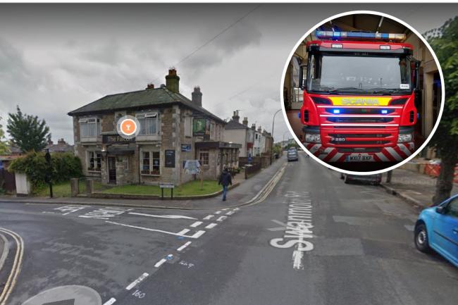 A crash happened near The Falcon Pub in Swanmore. Picture by Google Maps.