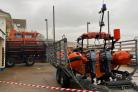 The lifeboats are being prepared. Picture courtesy of Freshwater Lifeboat Twitter.