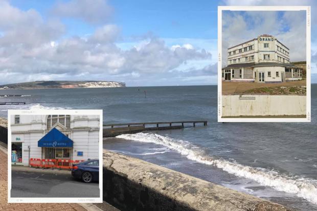 Sandown seafront is in a sorry state, with numerous dilapidated buildings.
