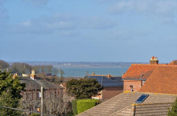 Isle of Wight County Press: There are sea views from the property, which is just a short walk from the seafront.