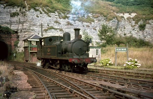 Isle of Wight County Press: Seen in August 1962 in Ventnor station is its namesake, No. 16, ‘Ventnor’. (See gallery for full caption). Photo: Colin Fairweather/County Press.