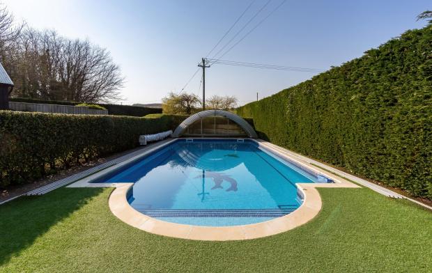 Isle of Wight County Press: The swimming pool is a popular spot in the garden!