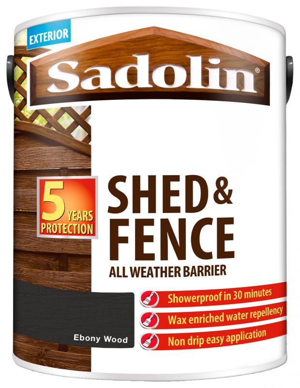 Isle of Wight County Press: Sadolin Shed & Fence All Weather Barrier 5L . Credit: Wickes