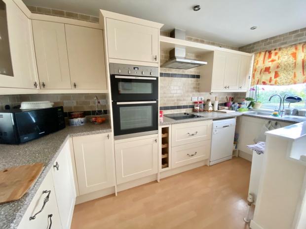Isle of Wight County Press: The kitchen at the property in Westfield Park, Ryde.