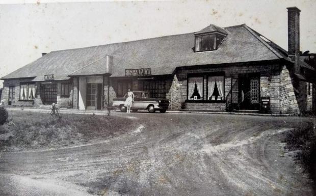 Isle of Wight County Press: Graham Lee's photo of the former Casa Espanol in Brighstone, later the Countryman.