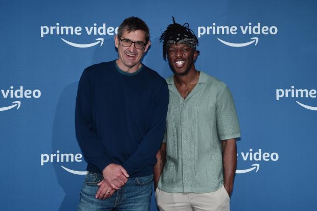 Isle of Wight County Press: Louis Theroux (left) and KSI (right) at Prime Video Presents (Prime Video)